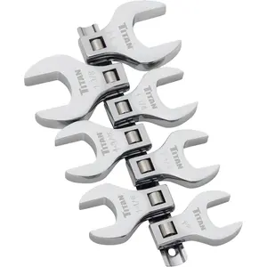 17671 7-Piece 1/2-Inch Drive SAE Jumbo Crowfoot Wrench Set