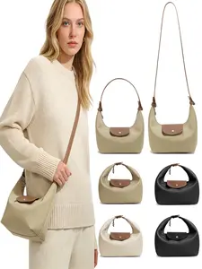 Fashion Crescent Bag, Lightweight Durable Nylon Handbag, Crossbodybag for Versatile Use, Multiple Colors, Ideal for Commuting, Parties, Travel, Work, Casual Commuter Bag