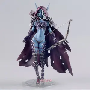 SQUISHVERSE 7-inch Sylvanas Figure Queen Of The Undead Windrunner Figure Model Ornament Anime