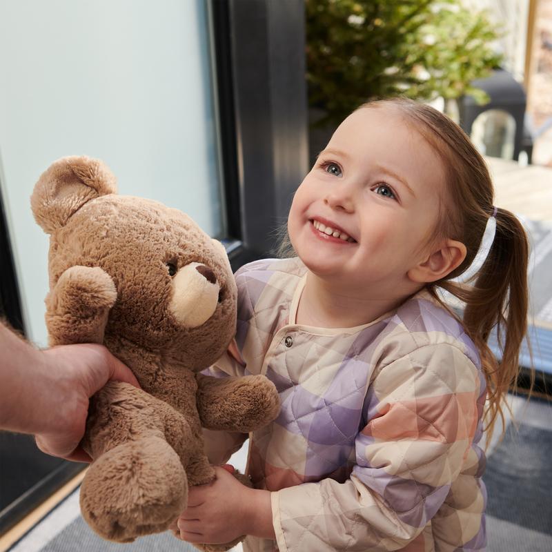 GUND Forever Friends Promise: Kai Teddy Bear Plush Toy, Premium Stuffed Animal for Ages 1 and Up, Taupe, 12”