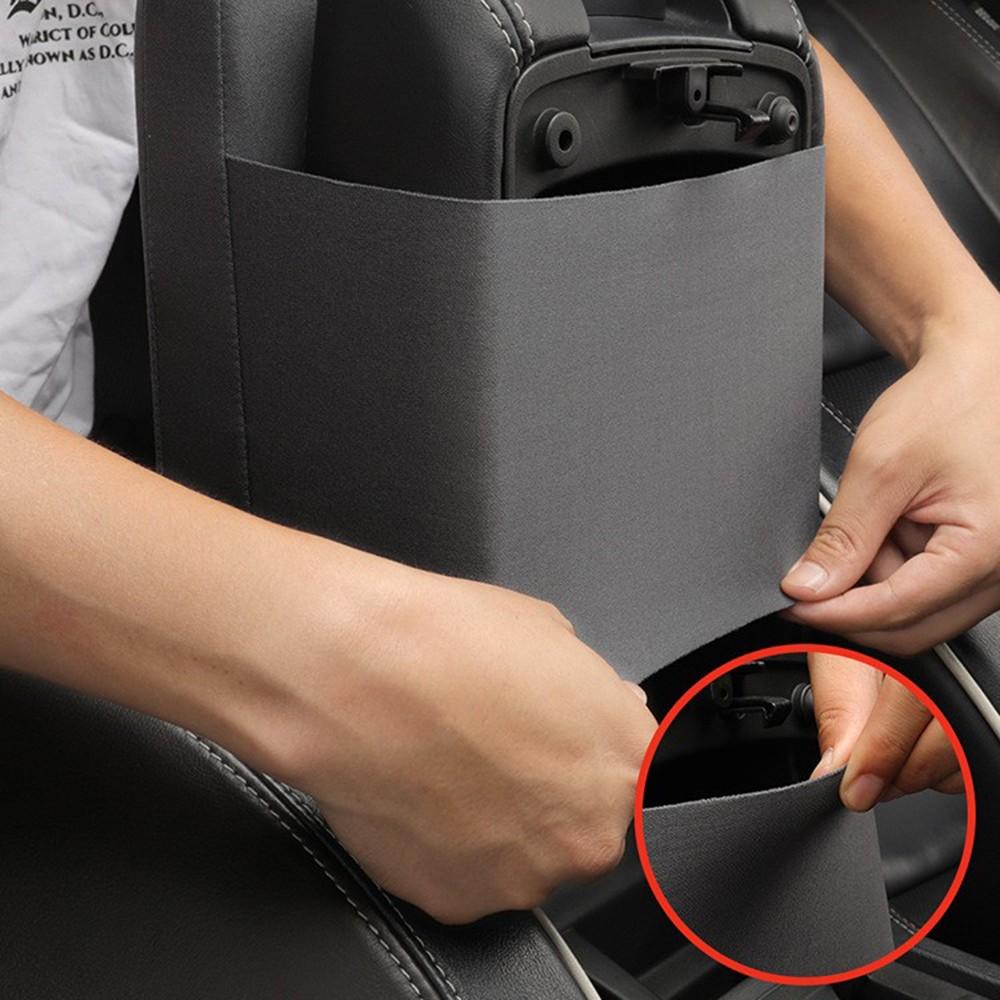 13" x 8" Car Center Console Armrest Cushion Pad Black, Premium Memory Foam, Pressure Relief Comfort, Universal Automotive Armrest Cover Protector for Sedans SUVs Trucks Vans, Anti-Scratch Car Interior Accessories
