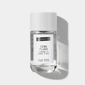 Declassified CINQ FLUER  | Long-Lasting Floral Aldehyde | Neroli, Jasmine,Ylang Ylang, May Rose & Orris  |100ml Women Eau de Parfum