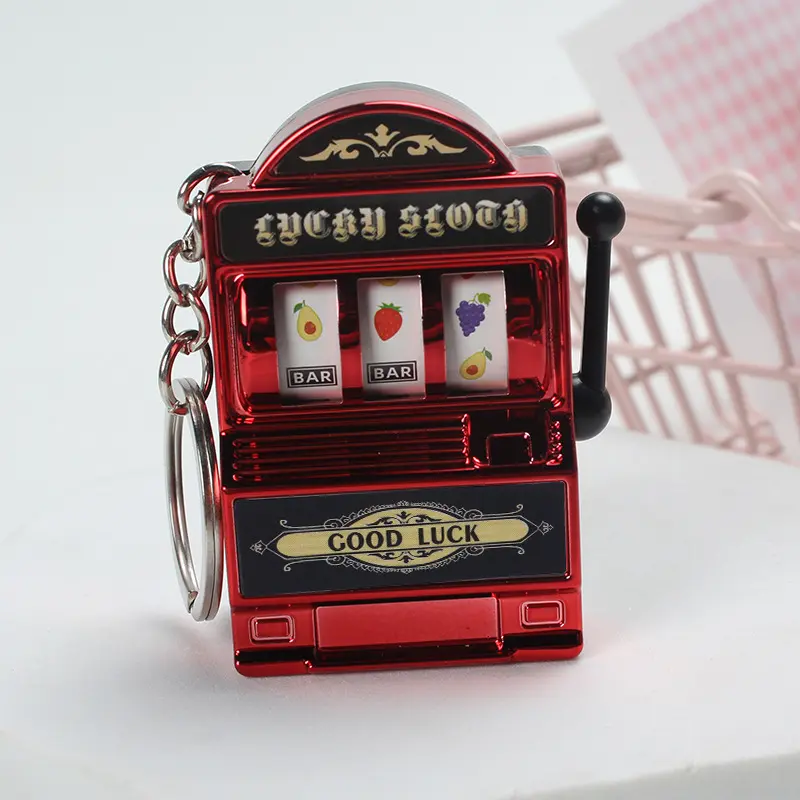 Fruit Machine Keychain - Electroplated Red