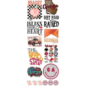 GA On My Mind DTF Transfers Gang Sheet 22" x 60"