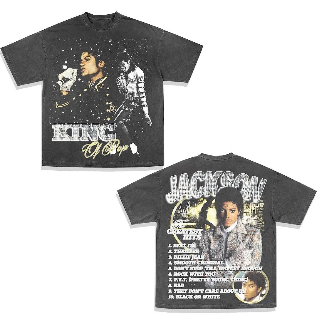 Vintage T Shirts "Michael Jackson" Greatest Hits Tee - Vintage Bootleg