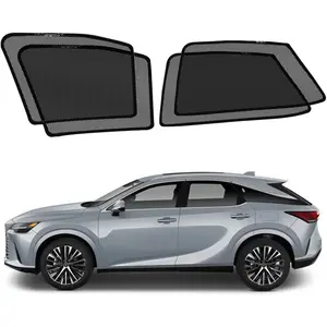 BWEN Magnetic Car Window Sunshade for Lexus RX 2023-2025 RX350 Accessories Side Window Shade with Breathable Mesh Protection from Heat and Sun Rays for Sleeping Camping Breastfeeding - 4 Pack