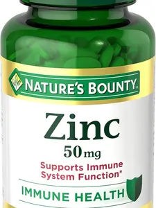 Zinc 50mg, Immune Support & Antioxidant Supplement, Promotes Skin Health 250 Caplets