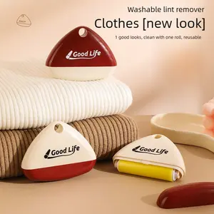 Washable Lint Remover for Home Use — Creative Pet Hair Removal Roller, Portable Outdoor Lint Roller for Sweaters and Coats