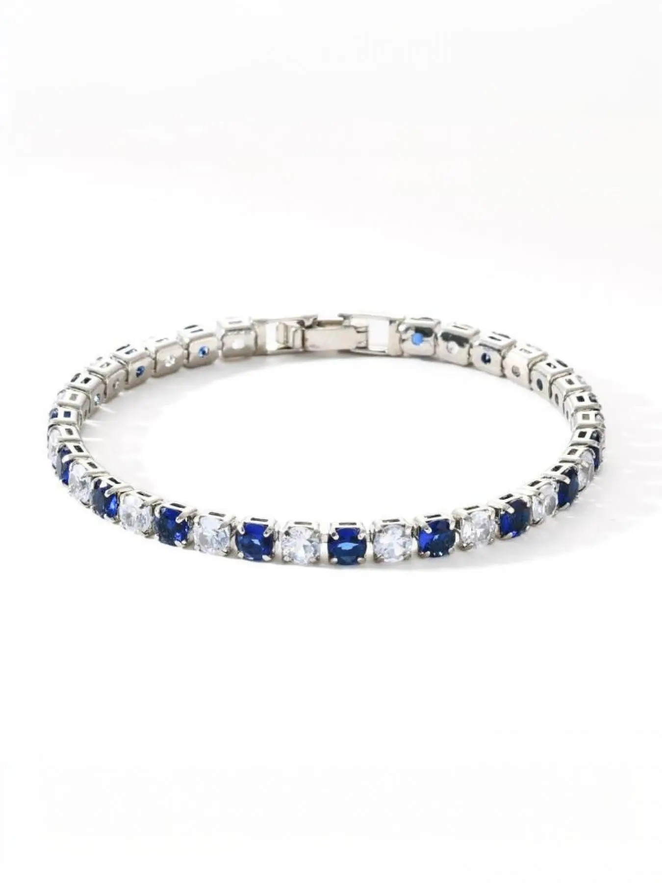 4mm two-tone zircon bracelet, high-end and luxurious Cz Tennis Bracelet, a Valentine's Day gift for women, Cubic Zirconia bracelet, Artificial Zircon Bracelet, Exquisite Bracelet