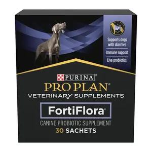 Purina Pro Plan Veterinary Supplements FortiFlora Dog Probiotic Supplement, Canine Nutritional Supplement - 30 ct. Box Springtok