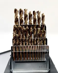 Reaper Cobalt Stubby Machine Screw Length Drill Bits 29pc 1/16” – ½” by 64ths