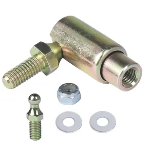 Throttle Disconnect Quick Release Ball Joint 10-32 in Female Thread Steel Carburetor Linkages with Spring Washers Lock Nut for Smooth Throttle Response