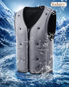 Yodutry | Summer Whole Body Cooling Ice Vest, Rapid Uniform Cooling Absorbent Material Cooling Waistcoat, Portable No Power Required Heat Relief Vest For Men Women High Temperature Work Outdoor Activity