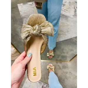 Aurora Metallic Gold Heel