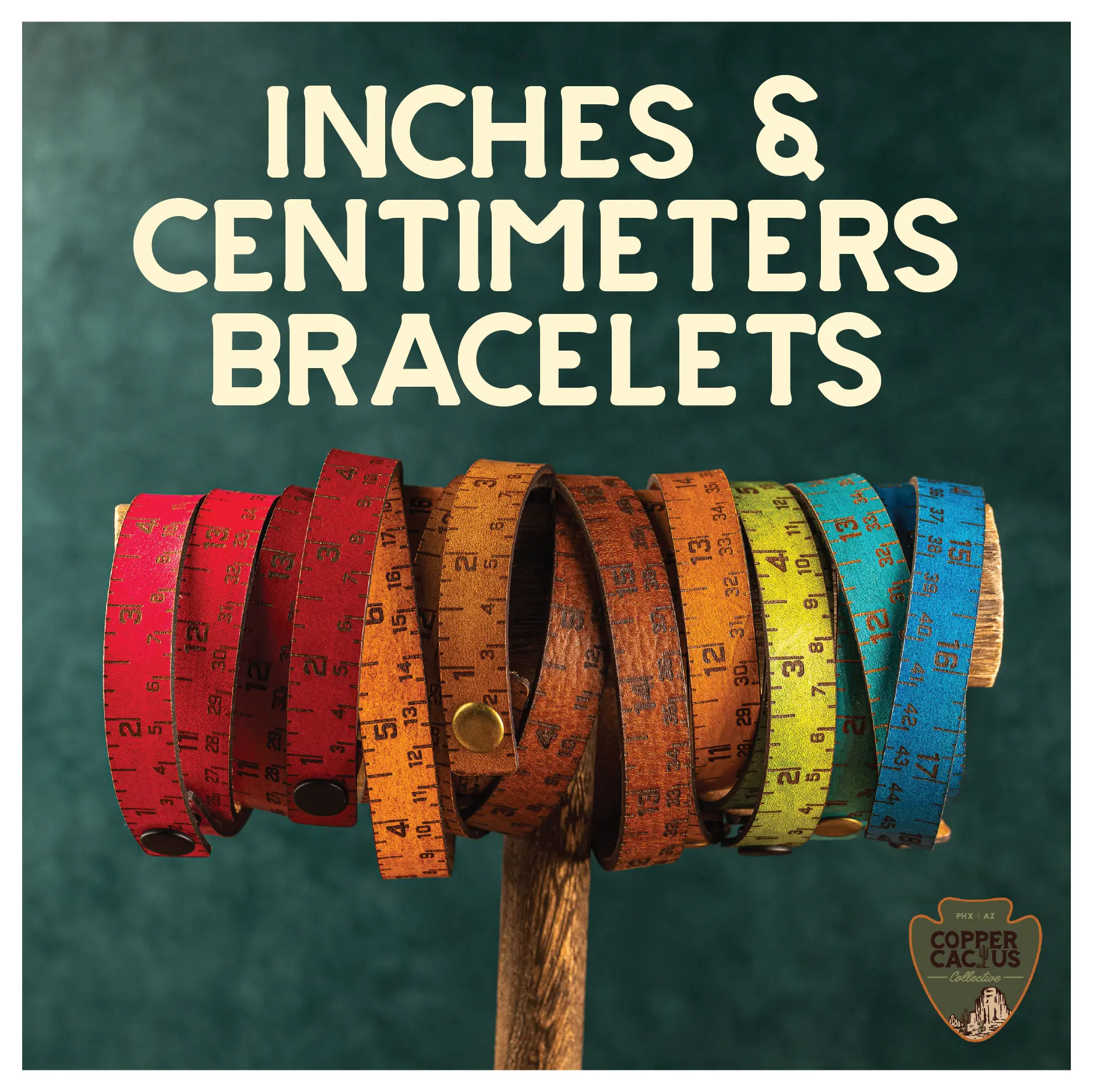 INCHES and CM Measuring Bracelet INCHES and CM Measuring Bracelet