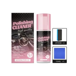 Leather Interior Care Kit for Cars - Gentle Cleaner  Refinisher, Stain Remover and Polisher for Seats, Dash and Upholstery