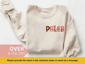 Personalized Phleb Tech Sweatshirt, Red Custom Phleb Tech Shirt, Phlebotomist Gift, Nurse Appreciation Gift, Phlebotomy Technician Crewneck