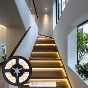 USB Motion Sensor LED Strip Light Flexible Lighting, Led Ambient Lighting for Stairs Hallways Balconies Wedding Decor Indoor Outdoor Use, Led Lights Strips