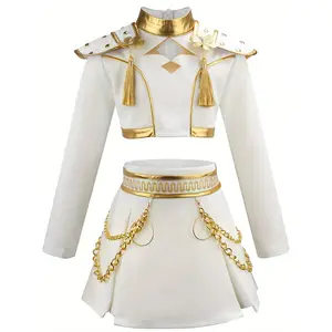 Children's Dance Costume Skirt with Elastic Waist Perfect for Halloween Cosplay Birthday Gift