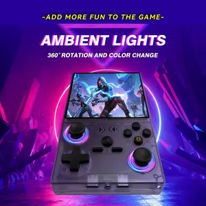 Xf40v Retro Handheld Game Console, 4-Inch IPS Screen, WiFi Supported Arcade Joystick, Portable Pocket Gaming Machine, 64GB/128GB Storage