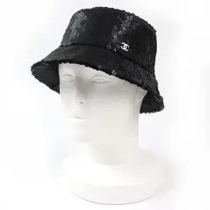 Pre-owned CHANEL Polyester Small Leather Goods Sequin Hat