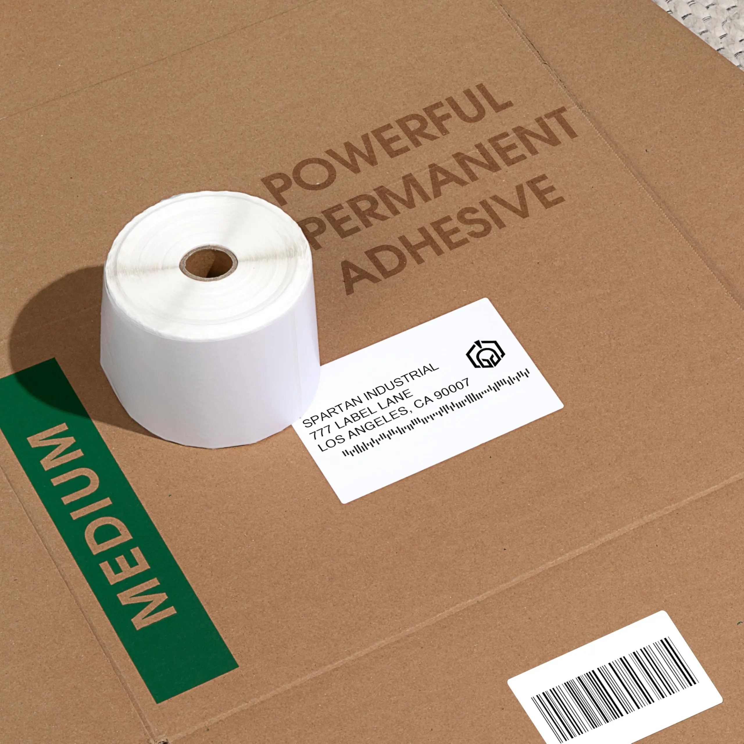 [1000 Labels/2 Rolls]4 inch x 4 inch thermal labels  - Printable postage labels for parcels and returns - Compatible with Zebra and Rollo printers