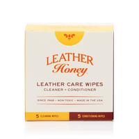 Leather Cleaner & Conditioner Wipes: Foil Wrapped
