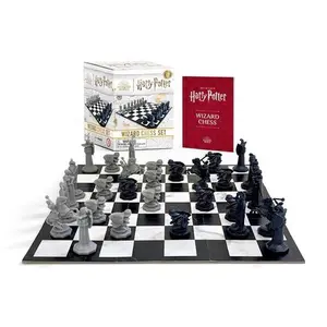 Harry Potter Wizard Chess Set: Miniature Collectible Set You Can Play -- Donald Lemke - Paperback