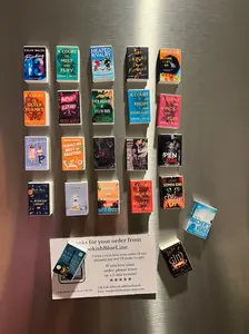 Mini Book Magnets – 1, 5, or 10 Pack | Choose from 1000+ Titles or a Surprise Bundle | Book Lover Fridge Magnets | Bookish Gift & Decor