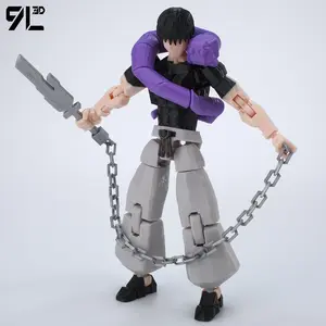 9L3D Printed Jujutsu Kaisen Fushiguro Toji Anime Multi-Jointed Shapeshift Toys Action Figures Mannequin Model Ornaments Gift Toy