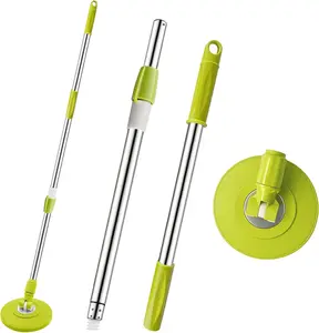 360 Degree Rotating Telescopic Spin Mop Replacement Handle, Universal Mop Pole Stick for Mop Head, Ideal for Home and Household Cleaning