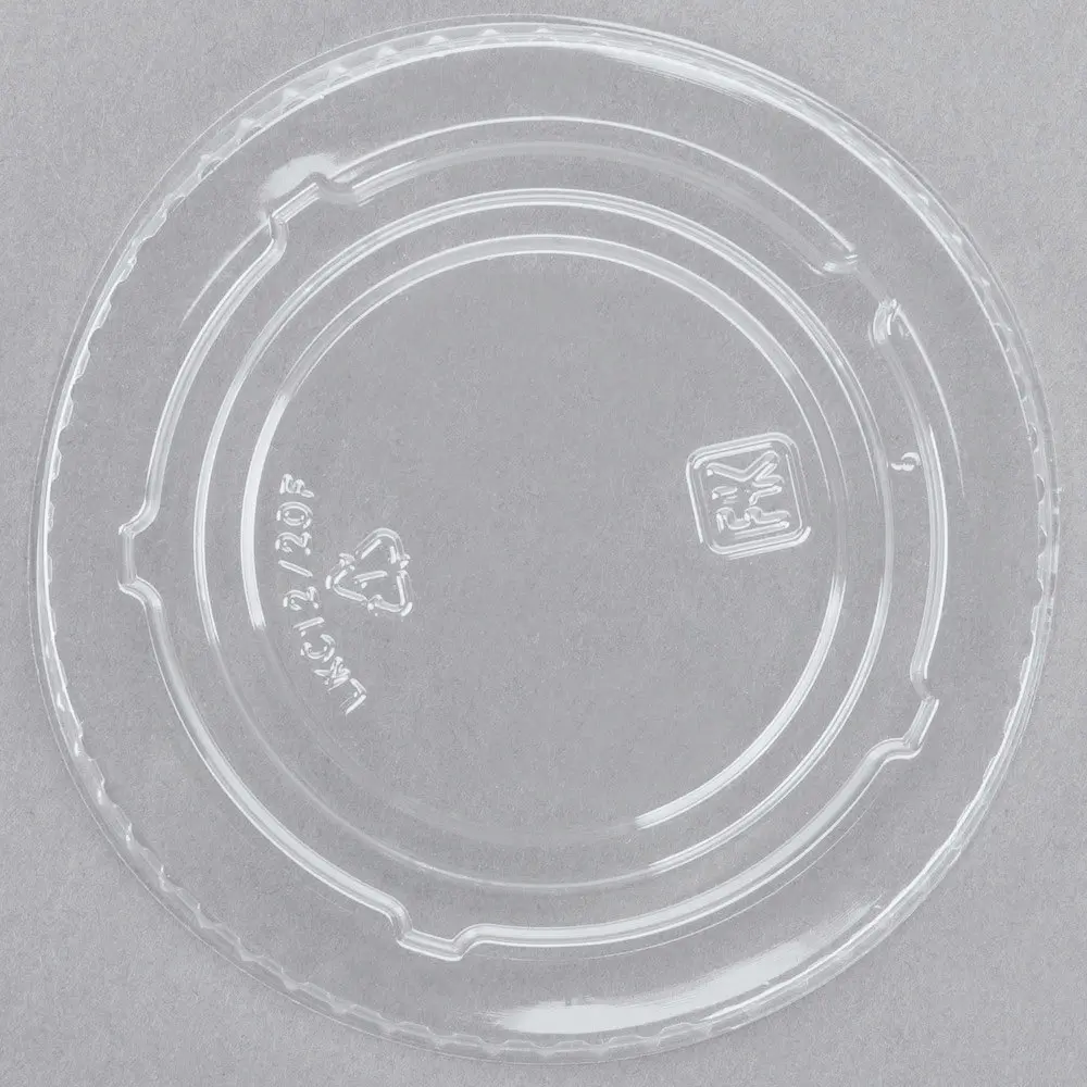 Fabri-Kal LKC1220F Kitchen Household Products No-Slot Smooth Flat Lid - Translucent