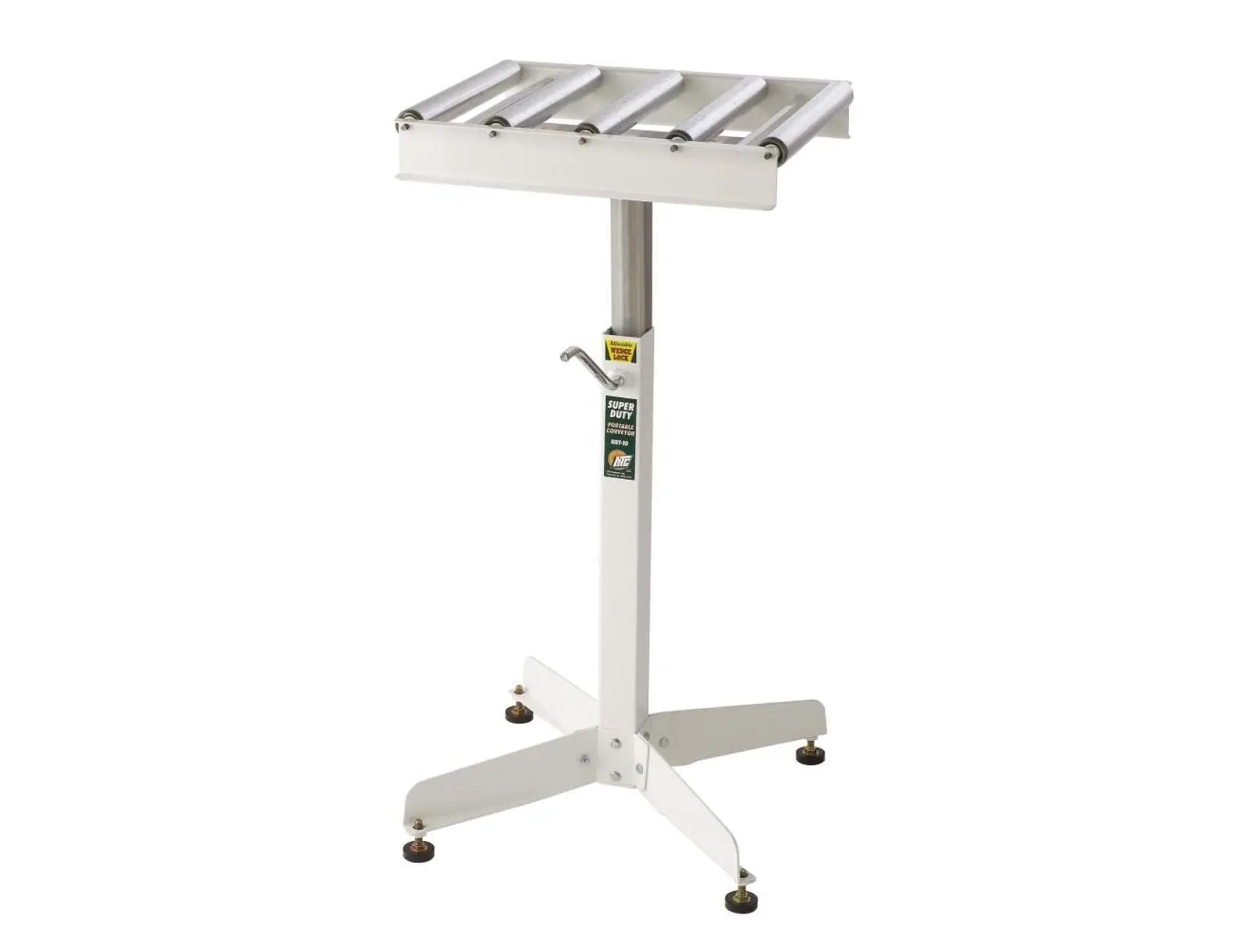 Bora HRT-10 Height Adjustable Laptop Stand & Tray Roller Table Stand, 26-1/2 in. to 43-1/2 in. height range, casters, adjustable support legs, 500 lbs load support