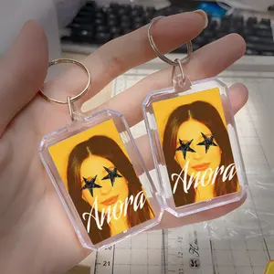 Anora Movie Acrylic Keychain – High-Quality Stylish Keyring for Film Lovers, Collectors & Trendy Accessories Fans, Perfect for Keys, Bags & Unique Gifting