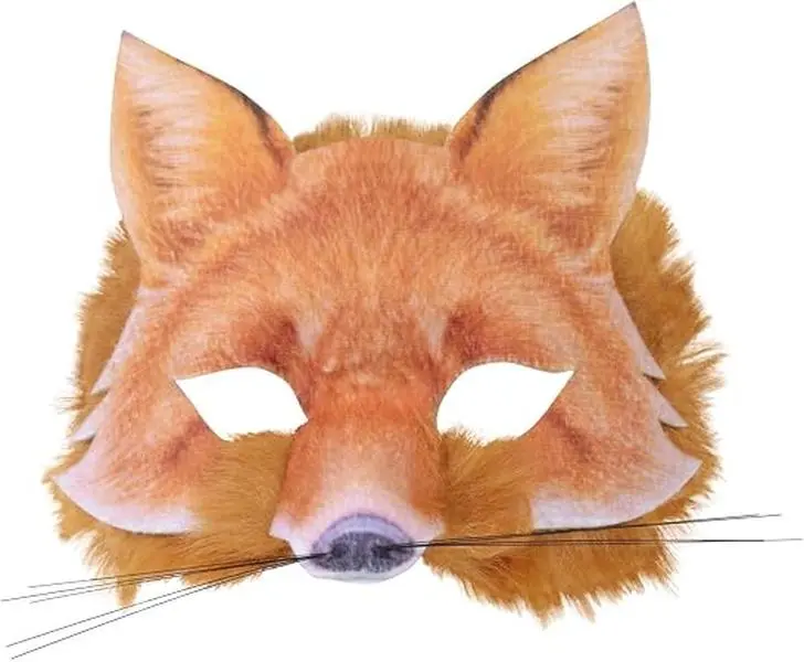 Sly Fox Half Mask Costume Mask