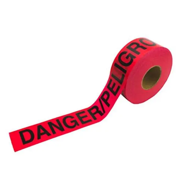 Cordova T20103 Pro Pack Polyurethane Bilingual Adhesive Tape (12 Rolls) - 2.0-MIL, 3 in x 1000 ft, for Construction, Concrete, Barricading, Hazard Marking Applications