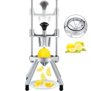 VEVOR 4-Section Commercial Easy Wedger Stainless Steel Blade Fruit Lime Slicer, Lemon Cutter for Home Bar RestaurantVEVOR Super Brand Day