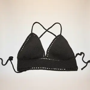 Handmade Cotton Crochet Halter Top - Women's