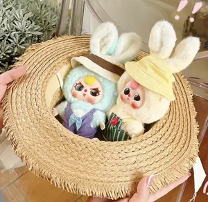 Baby Three Rabbit Macaron Cute Bunny Plush Series Blind Box