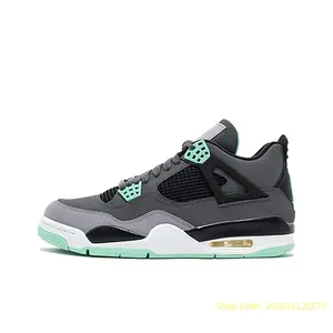 Retro Green Fluorescent  Shoes Basketball shoes Skateboarding shoes Sports shoes Casual shoes