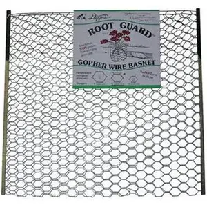 212 MAIN Galvanized Steel Outdoor Gopher Basket, 5 gal Wire Mesh Root Guard - Wayne Morgan 7304371 - Protects Plant Roots Effectively