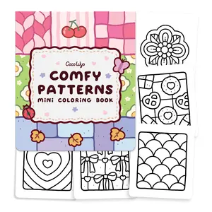 Coco Wyo Comfy Patterns Mini Coloring Book (3 x 3.5 in)