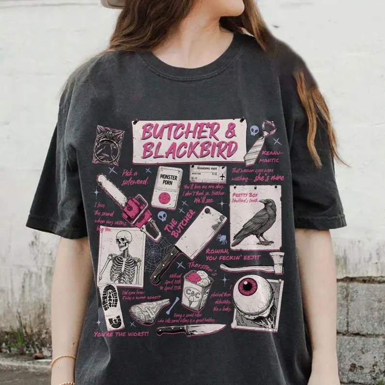 Butcher & Blackbird T-Shirt, Book Series Shirt, Dark Romance Shirt, Scythe Sparrow Brynne Weaver Inspired Appare Tee