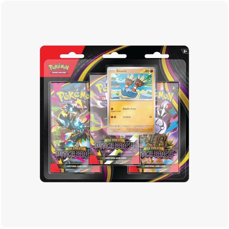 Pitch Black 3-Pack Blister
