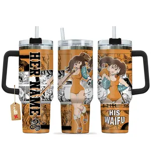Diane Hunter x Hunter Anime Custom 40oz Stainless Steel Tumbler With Handle