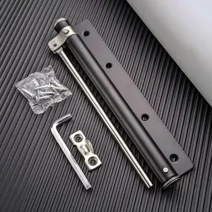 Automatic Door Closer, Zinc Alloy Safety Spring Door Closer Adjustable 50 kg Closing Door Hinge