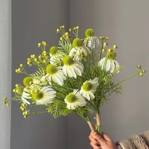 2 Bundles 8 Stems Artificial Flowers, Reusable Never Wilt, Home Decor, Living Room, Dining Table, Wedding Bouquet, Party Props, Holiday Decoration