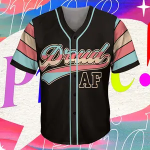 Proud Af Transgender Pride Baseball Jersey Baseball Jersey Shirt Summer Shirt Gift For Him Gift For Her Father Gift Mother