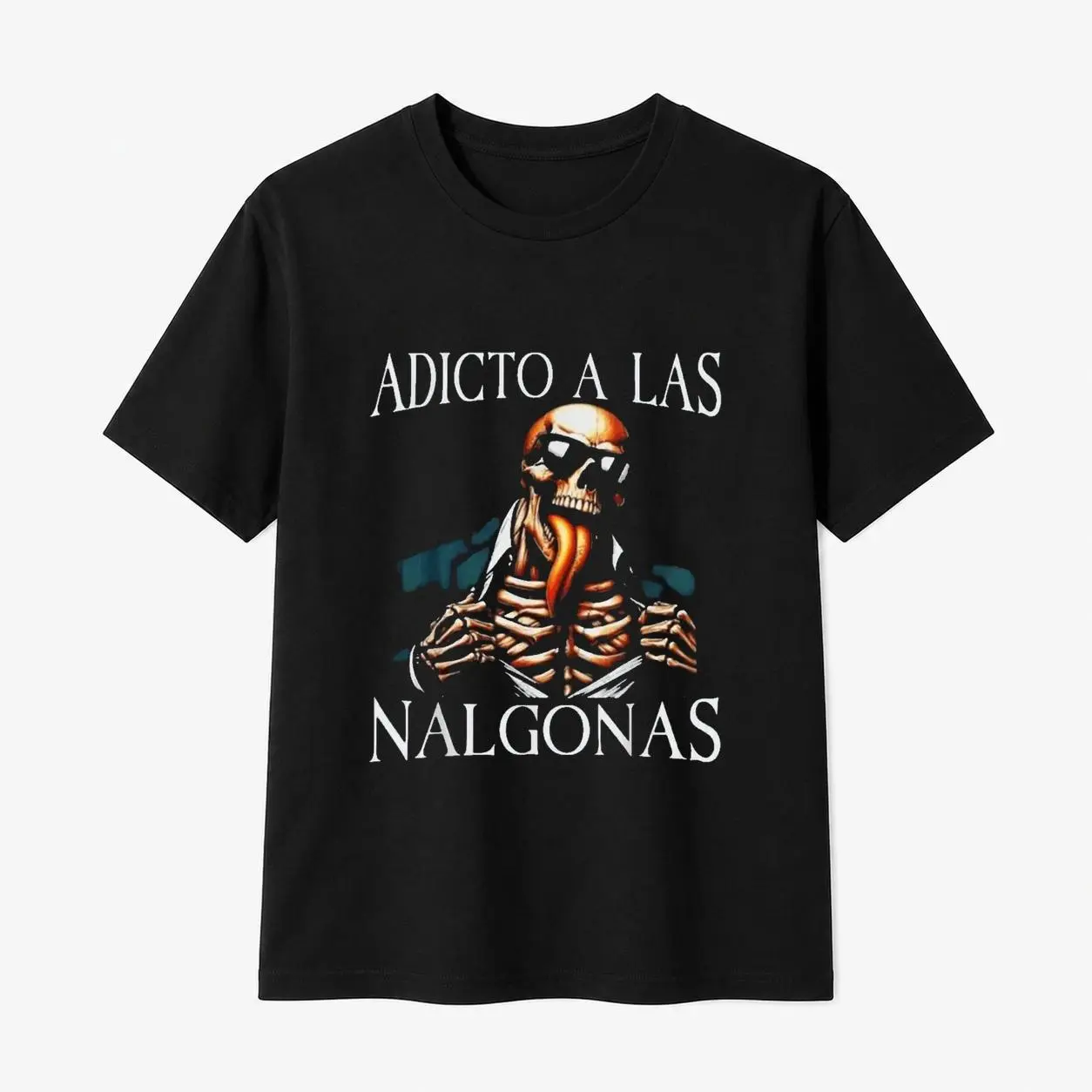 100% Cotton Men's Mens Cotton Calacas Chidas Gym TShirt Mexican Slang Sarcastic Skeleton Graphic Tee with Addict of Los Nalgonas Design Soft Breathable Regular Fit Short Sleeve Crew Neck for Summer Casual Wear Humorou... sohochic
