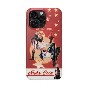 Fallout Nuka Cola Phone Case Protection, Shockproof For IPhone 17-12, Pro Max, Pro Plus, and Samsung S25 24 23 Safety Case